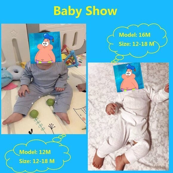 White Baby Romper - Unisex Lightweight Jumpsuit, 0-3 Months - Picture 7 of 7